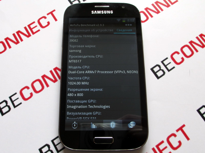 Характеристики копии Samsung Galaxy Grand